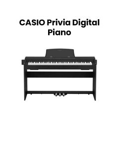 Casio Privia Digital Piano 88-Key with Built-In Songs – Black | Model PX-770BKC2