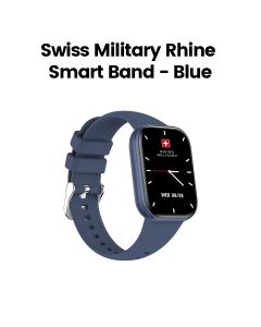 Swiss Military Rhine 3 Smart Band with Talking Feature & Heart Rate Monitor – Blue |SM-BAND-RHINE3-BLUFBLUS