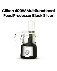 Clikon Multifunctional Food Processor 400W – Black with Silver |CK1202