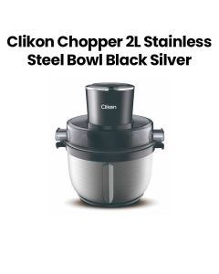 Clikon Chopper with 2.0L Stainless Steel Bowl 350W – Black/Silver | CK2669