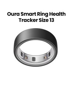 Oura Ring 4 Smart Ring Health Activity Tracker – Stealth (Ring Size 13) | JZ90-54218-13
