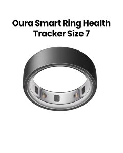 Oura Ring 4 Smart Ring Health Activity Tracker – Stealth (Ring Size 7) | JZ90-54218-07