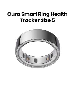 Oura Ring 4 Smart Ring Health Activity Tracker – Silver (Ring Size 5) | JZ90-54217-05