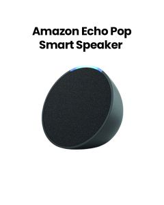 Amazon Echo Pop Smart Speaker with Alexa – Charcoal | C2H4R9-CHARCOAL