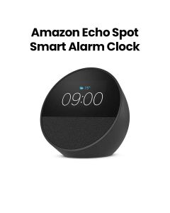 Amazon Speaker Echo Spot Smart Alarm Clock with Alexa – Black | B0C2GGRBZR