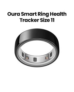 Oura Ring 4 Smart Ring Health Activity Tracker – Black (Ring Size 11) | JZ90-54144-11