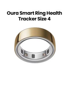 Oura Ring 4 Smart Ring Health Activity Tracker – Gold (Ring Size 4) | JZ90-54216-04
