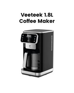 Veeteek Coffee Maker 1.8L with Water Tank 12 Cups – Black | CM9430A-GS