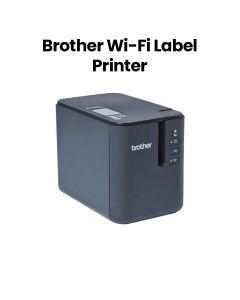 Brother Industrial High-Resolution Laminated Label Printer With Wi-Fi – Light Blue | PT-P900W