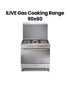 ILIVE 90x60 cm Gas Cooking Range with Metal Grill – Stainless Steel | SO29650LGXMG