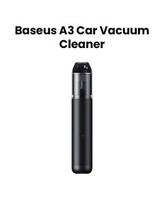 Baseus A3 High-Suction Car Vacuum Cleaner 15000Pa – Tarnish Black | CRXCQA3-0A