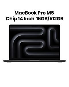 Apple MacBook Pro 14 Inch Laptop M5 Chip 16GB RAM 512GB SSD - Black | MDE04AB/A