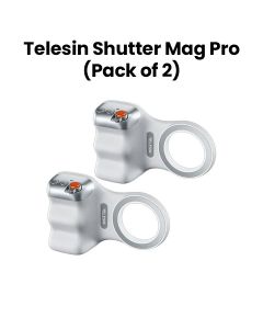 Telesin Shutter Mag Pro with Pro Style Shooting Machine -White | (Pack of 2)