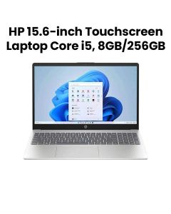 HP 15.6-inch Touchscreen Laptop FHD Core i5-1334U, 8GB RAM 256GB SSD, Natural Silver | 15-FD0153DX