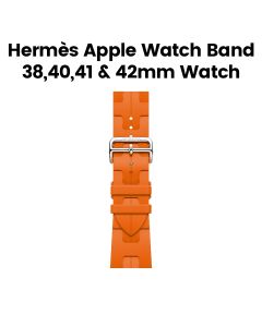 Hermès Apple Watch Band 42mm for 38/40 & 41mm Cases – Orange Single Tour