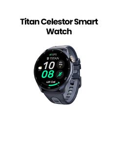 Titan Celestor Smart Watch 1.43″ AMOLED Opto-Mechanical Crown Built-In GPS – Blue | 90206AP02