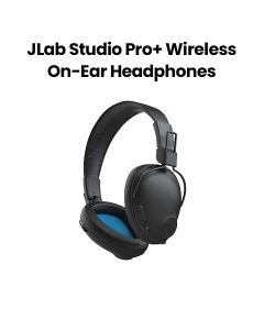 JLab Studio Pro+ Wireless On-Ear Headphones BT 5.4, 65+H Playtime, Multipoint – Black | STUDIO PRO+ WIRELESS ON YEAR BLK