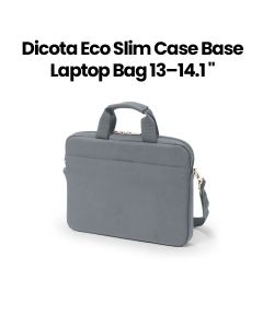Dicota Eco Slim Case Base Laptop Bag 13–14.1″ – Grey | D31305-RPET