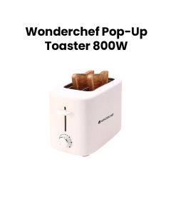 Wonderchef 2-Slice Pop-Up Toaster 800W – Ivory | 63154840