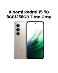 Xiaomi Redmi 15 5G 8GB/256GB Smartphone - Titan Gray | MZB0L9WEN