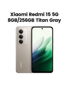 Xiaomi Redmi 15 5G 8GB/256GB Smartphone - Titan Gray | MZB0L9CEU