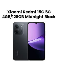 Xiaomi Redmi 15C 5G 4GB/128GB Smartphone - Midnight Black | MZB0LJ1EN