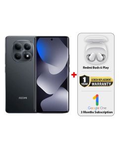 Xiaomi Redmi Note 15 8GB / 256GB - Black + Redmi Buds 6 Play + 1Yr. Screen Replacement + 3 Month Google One Subscription