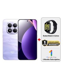 Xiaomi Redmi Note 15 Pro 5G 12GB / 256GB - Mist Purple + Redmi Watch 5 Active + 1Yr. Screen Replacement + 3 Month Google One Subscription