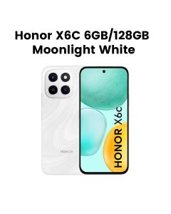 Honor X6C 6GB/128GB Smartphone - Moonlight White