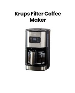Krups Filter Coffee Maker – Silver/Black | KM480DM0