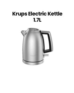 Krups Electric Kettle 1.7L Stainless Steel | BW552DM0