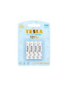 Tesla Alkaline AAA Batteries LR3 1.5V – 4 Pack Long-Lasting Power for Boys' Kids Toys, Remote Controls & Gadgets | 8594183397795