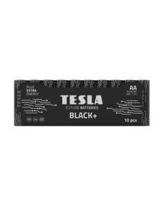 Tesla Alkaline AA Black+ Batteries LR6 1.5V – 10 Pack Long-Lasting Power for Remote Controls, Toys & Electronics | 8594183398709
