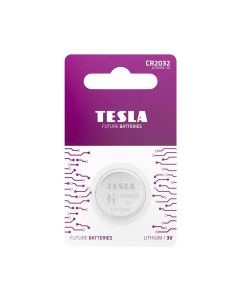 Tesla Lithium CR2032 3V Battery – 1 Pack Long-Lasting Coin Cell for Watches, Car Keys & Small Electronics | 8594183397283
