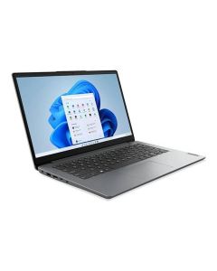 Lenovo IdeaPad 1 Laptop 14" – Intel Celeron, 4GB RAM, 128GB SSD, Windows 11 Home – Cloud Grey | 82LV0075US