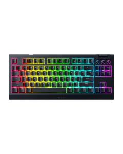 Razer BlackWidow V4 Tenkeyless HyperSpeed Wireless Gaming Keyboard – Mechanical RGB, Low-Latency, TKL Keyboard – Black | RZ03-05480100-R3M1