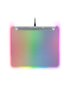Razer Firefly V2 Pro Fully Illuminated RGB Gaming Mouse Pad – 15-Zone Chroma RGB, Micro-Textured Surface, USB-C Powered – White | RZ02-04920400-R3M1