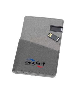 Personalized Santhome Krim Multi-Functional Passport Holder – 4000mAh Powerbank, 8GB USB, LCD Display, Micro & Lightning Cable – Travel Organizer