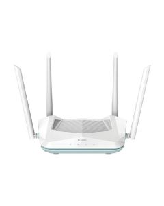 D-Link Eagle Pro AI AX1500 Smart Router – Wi-Fi 6, AI Traffic Optimizer, 1201Mbps (5GHz)/300Mbps (2.4GHz), WPA3 & MU-MIMO – White | R15-50-PACK