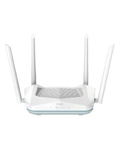 D-Link Eagle Pro AI AX1500 Smart Router – Wi-Fi 6, AI Traffic Optimizer, 1201Mbps (5GHz)/300Mbps (2.4GHz), WPA3 & MU-MIMO – White | R15-10-PACK