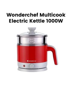 Wonderchef Multicook Electric Kettle 1.2L 1000W – Red | 63153696