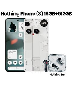 Nothing Phone (3) 16GB+512GB Smartphone - White | A024-A10000021