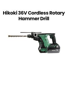 Hikoki Lithium-Ion Cordless Rotary Hammer - Green | DH36DALL/DH36DBL