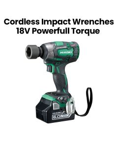 Hikoki Cordless Impact Wrench - Green | WR18DBDL2WJ