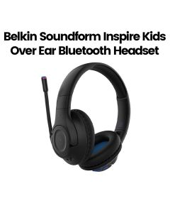Belkin Soundform Inspire Kids Over-Ear Bluetooth Headset with Boom Mic | Black | AUD00BTBLK