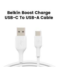 Belkin BoostCharge USB-C to USB-A Cable 1 m | White | CAB001BT1MWH
