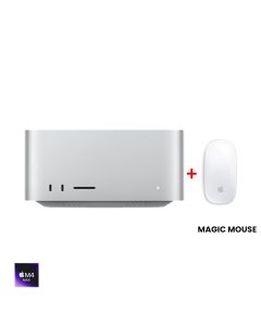 Apple Mac Studio Desktop with M4 Max Chip 14-Core CPU, 32-Core GPU, 36GB RAM, 512GB SSD – Silver | MU963AB/A + Apple Magic Mouse