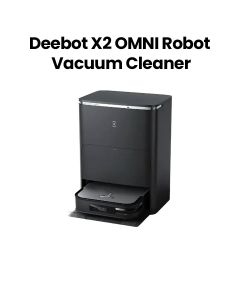 Ecovacs X2 Omni Robotic Vacuum Cleaner - Black | DEX86