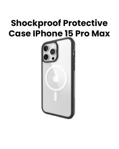 MagEasy Magsafe Shockproof Protective Case for iPhone 15 Pro Max 6.7" Gray | MPH57P165BK23