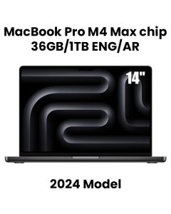 Apple 14-inch MacBook Pro: Apple M4 Max chip with 14-core CPU and 32-core GPU, 36GB, 1TB SSD - Space Black |MX2K3AB/A